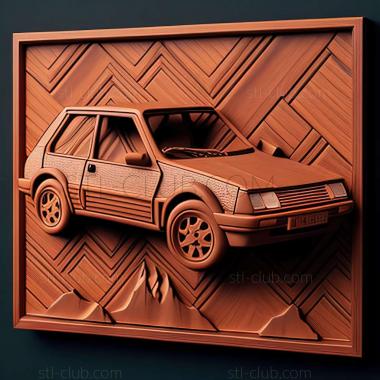 3D мадэль Peugeot 205 (STL)